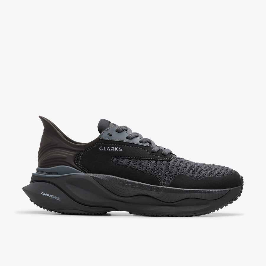 clarks pace - zwart
