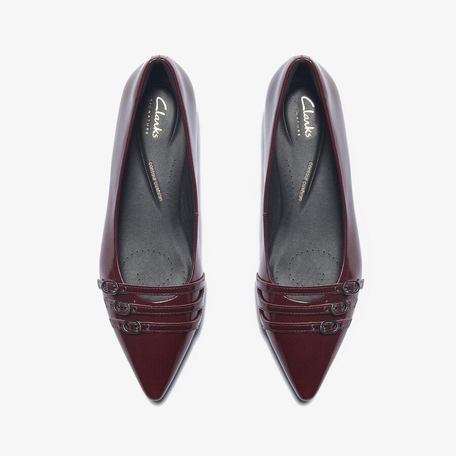 sensa 15 riem - bordeauxrood patent