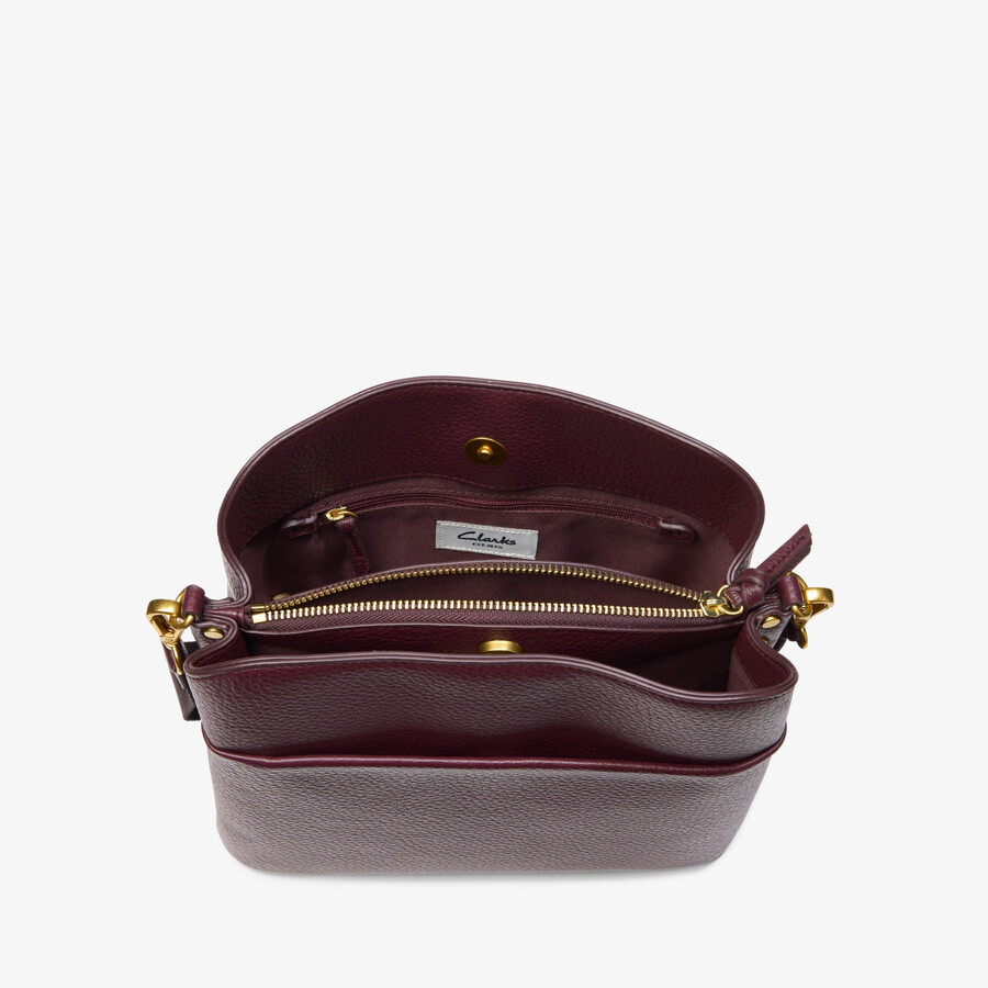 clara crossbody - bordeauxrood