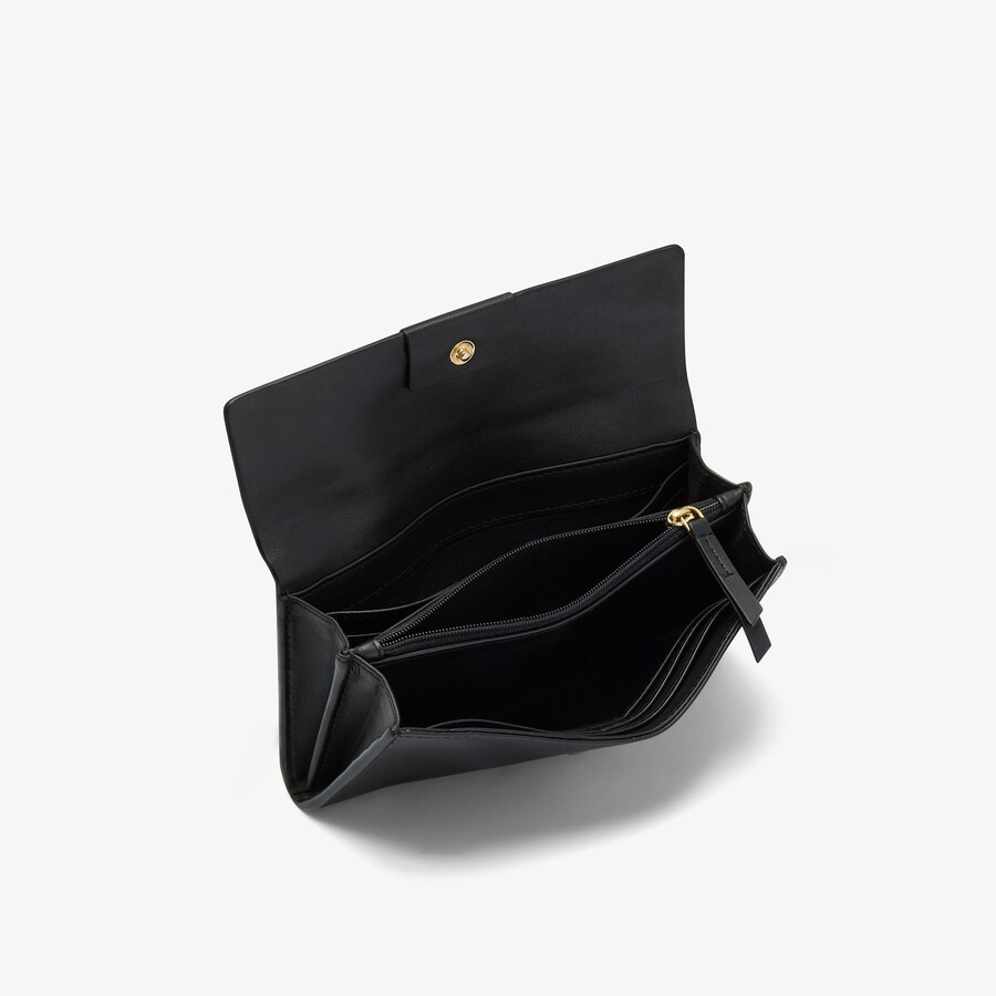 handtas voor dames - zwart leer