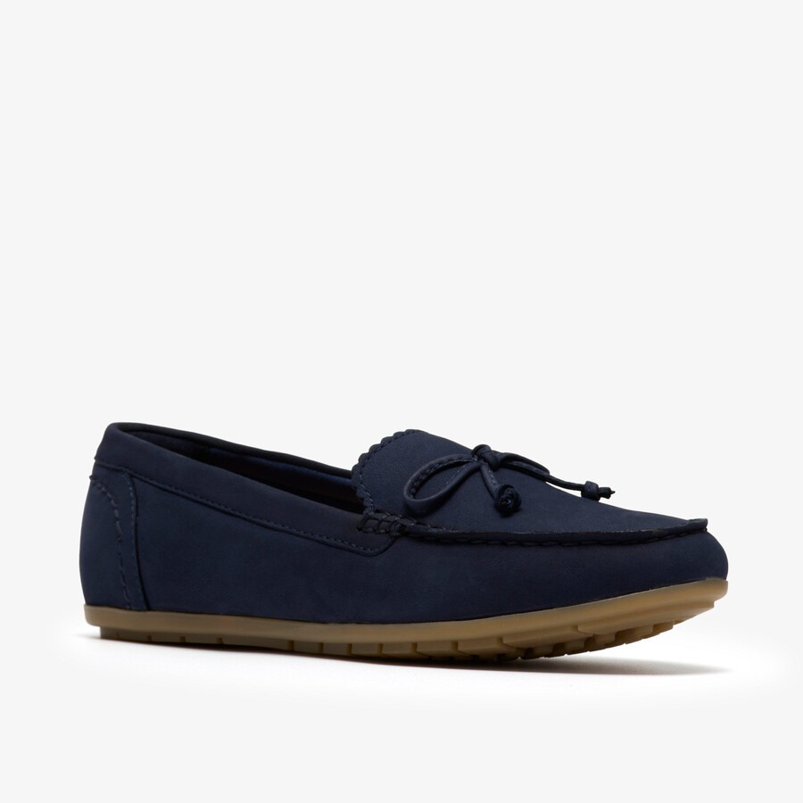 elliotte sail - marineblauw nubuck