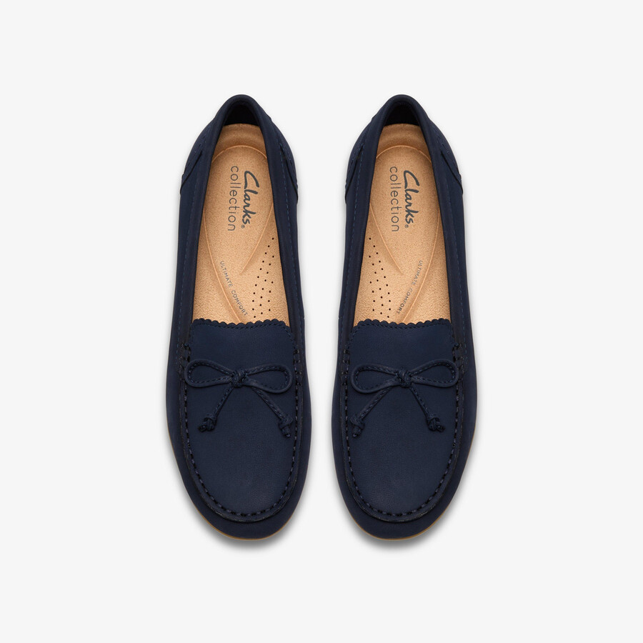 elliotte sail - marineblauw nubuck