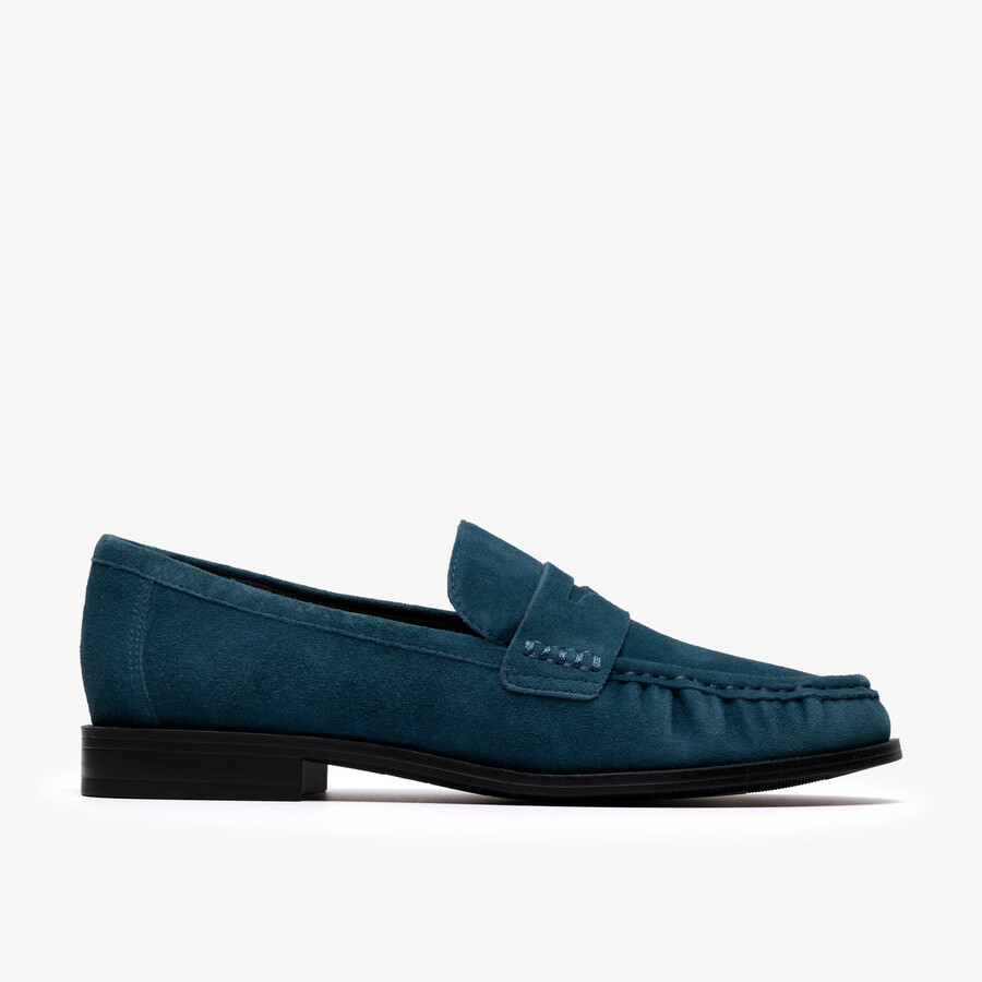 alixea walk - teal suede